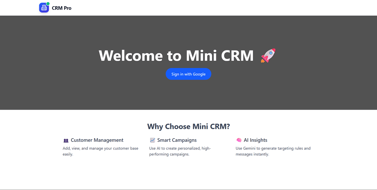 CRM Campaign Manager