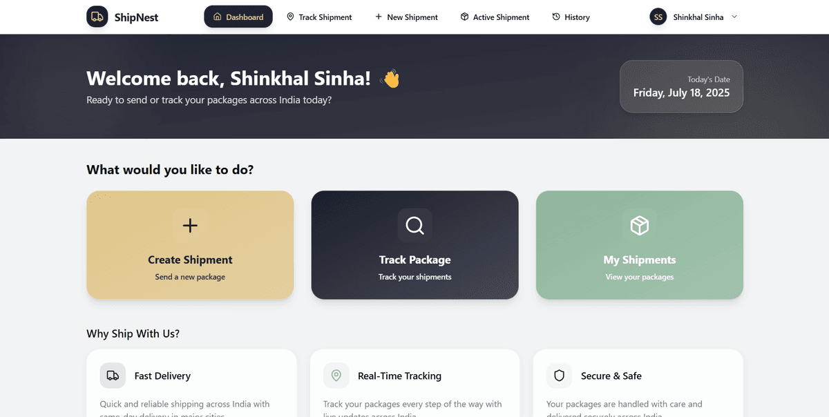 Shipment Delivery Application